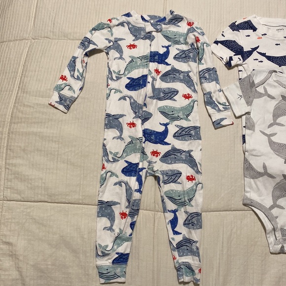 Gerber + Carter’s 18-24 months Under The Sea theme 5 piece set - Picture 2 of 5